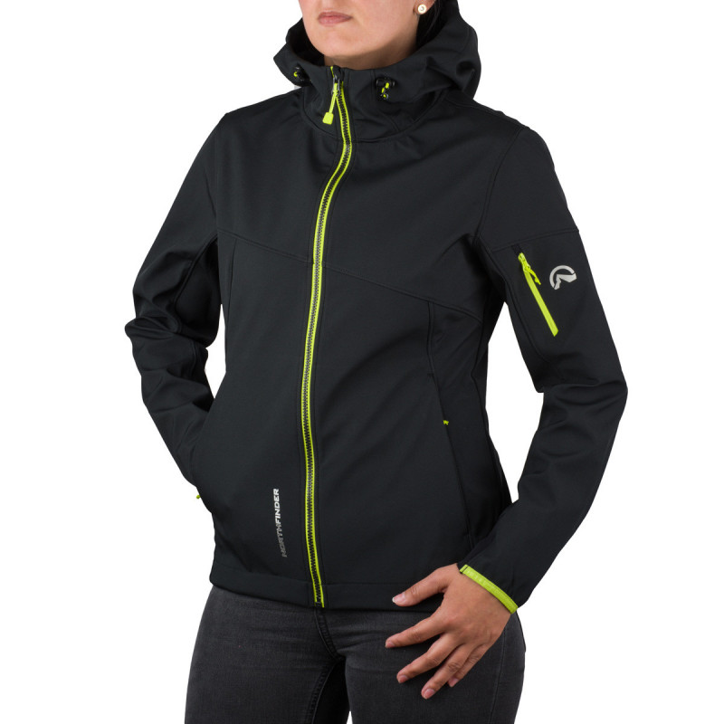 Women's outdoor jacket 3-layer softshell AXYMETA