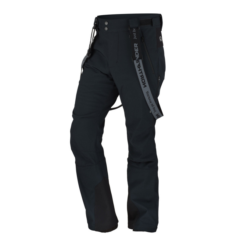 NO-3821SNW men's ski regular fit softshell pants 3L HASSAN - 