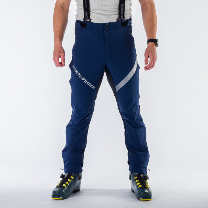 NO-3855SKP men's hybrid softshell active full zip pants KOTLISKA - Versatile cold-weather pants combining softshell and Blizzard® Thermal Comfort.