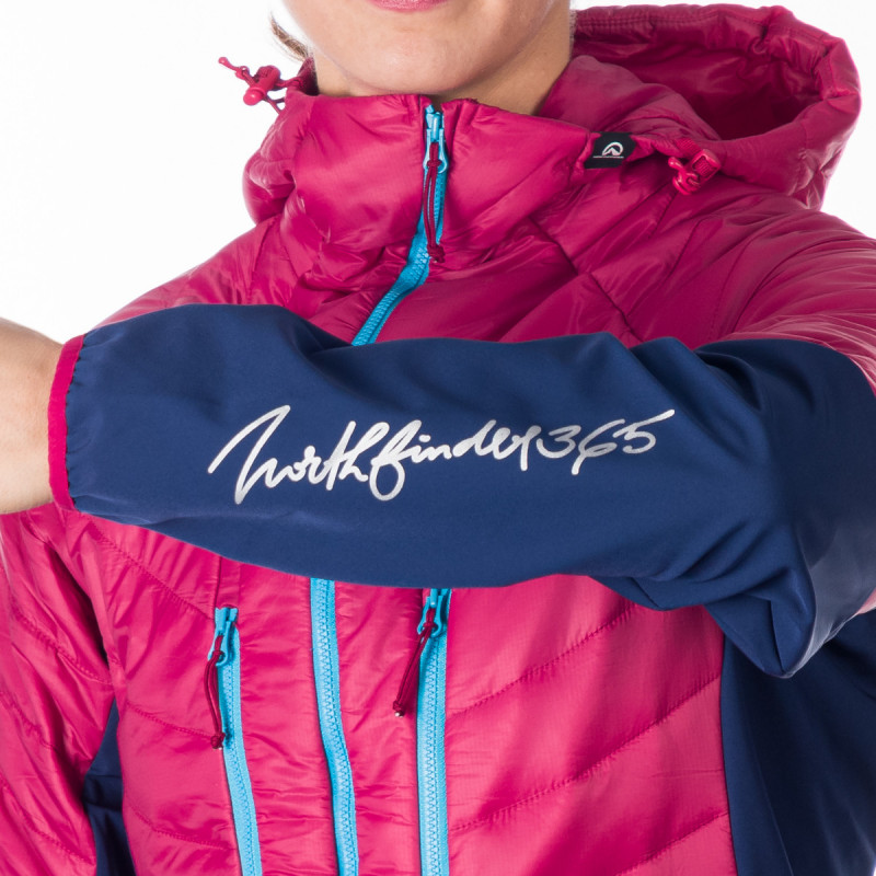 BU-6110SKP women's active ski-touring softshell hybrid jacket padded Primaloft Gold  OPALENA - 