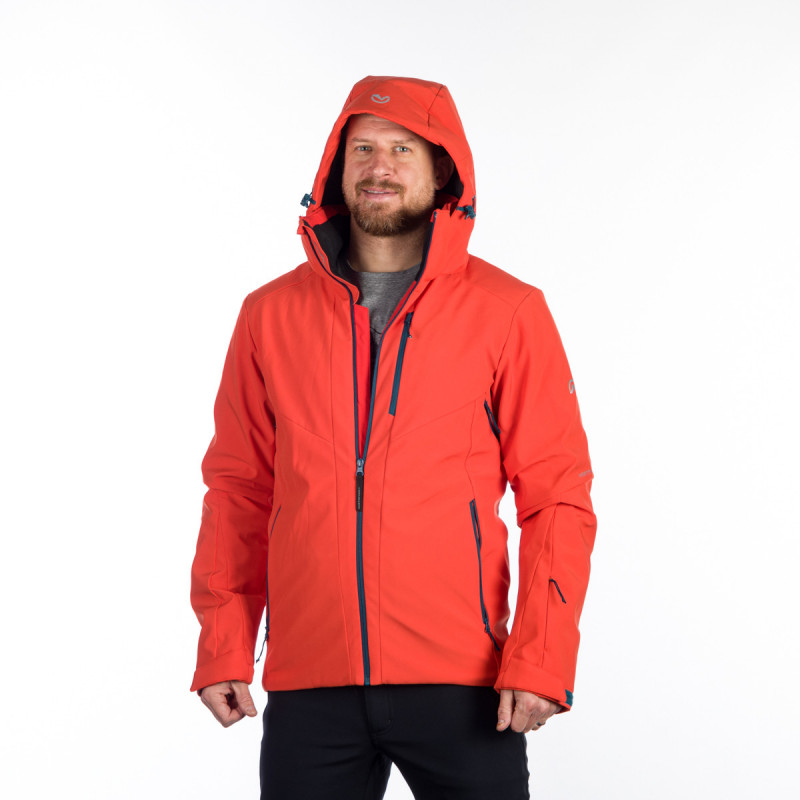 BU-5147SNW men's ski softshell insulated jacket - 