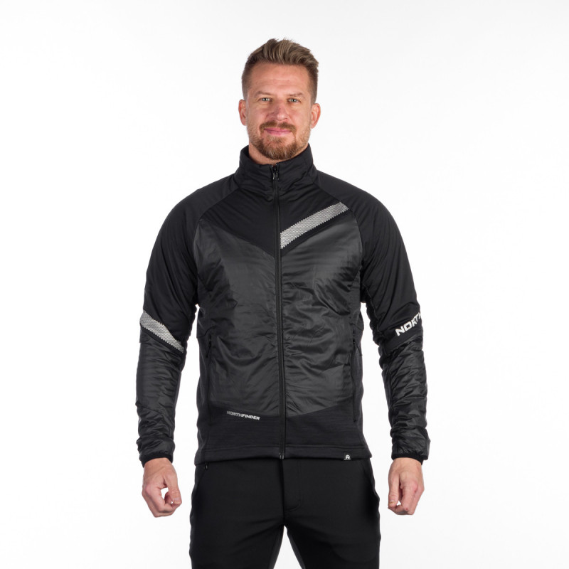 BU-5134OR men's active trekking athletic fit hybrid jacket BILL - 