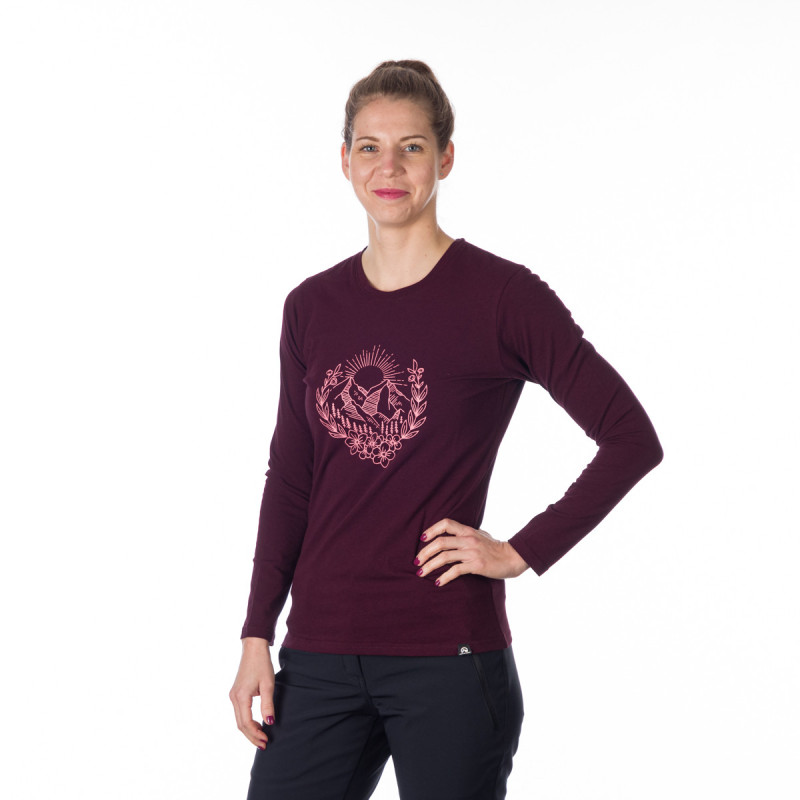 TR-4942OR women's t-shirt with print cotton style DOROTHEA - 