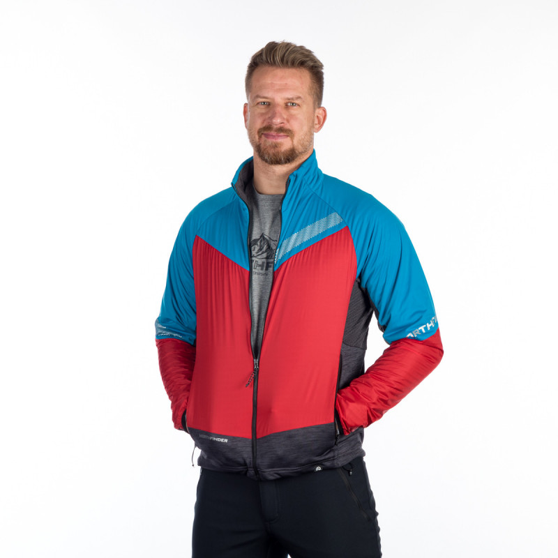 BU-5134OR men's active trekking athletic fit hybrid jacket BILL - 