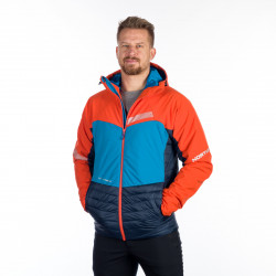 BU-5133OR men's outdoor hoody softshell hybrid jacket 3L