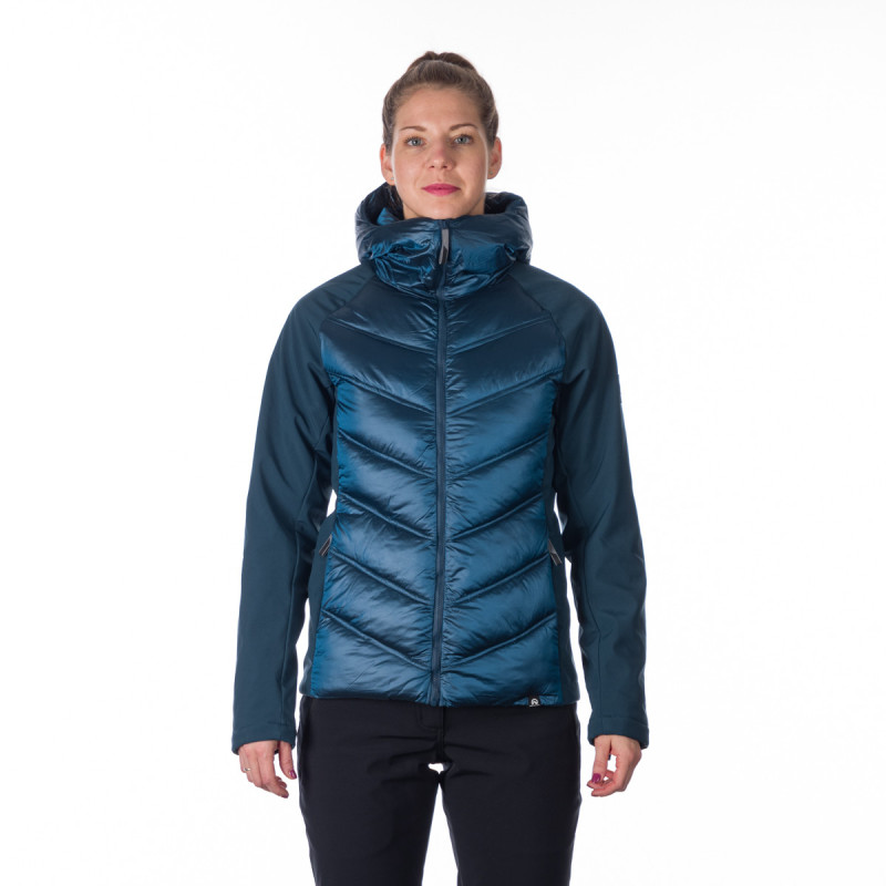 BU-6154SP women's trendy insulated jacket combined with softshell RITA - 