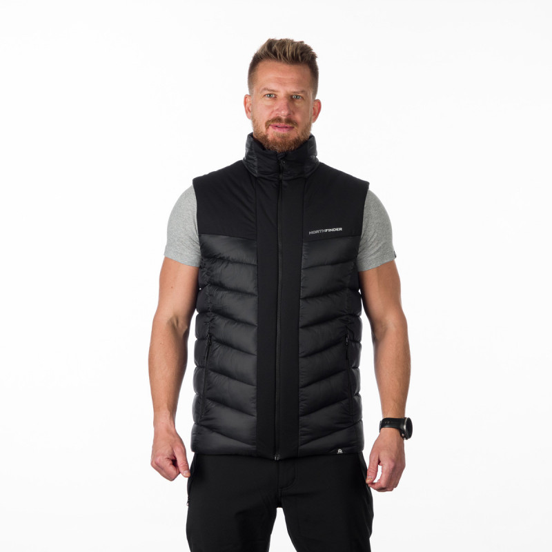 VE-3425OR Men's insulated packable vest FERNANDO - 