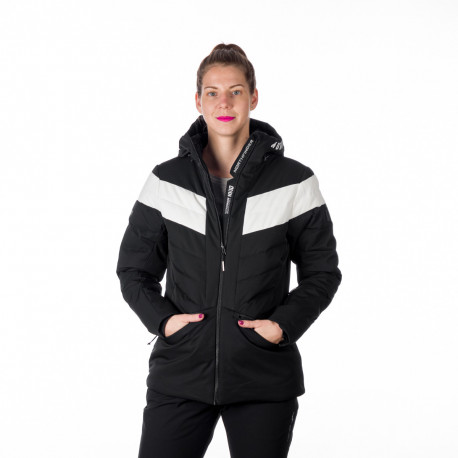 Women's insulated ski jacket with stitching IDA