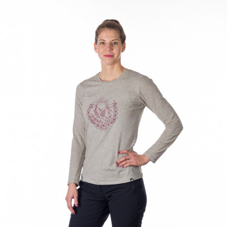 Women's breathable t-shirt with a print and a high percentage of cotton DOROTHEA