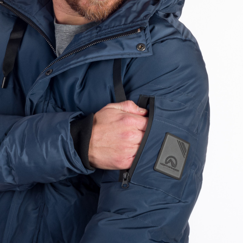 Bélelt férfi téli kabát DARYL - <ul><li>Bélelt szélálló szerkezet</li><li> Magas melegérzet</li><li> Vonzó dizájn</li>