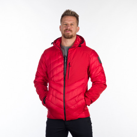 Men's urban hybrid insulated jacket with softshell BARRY