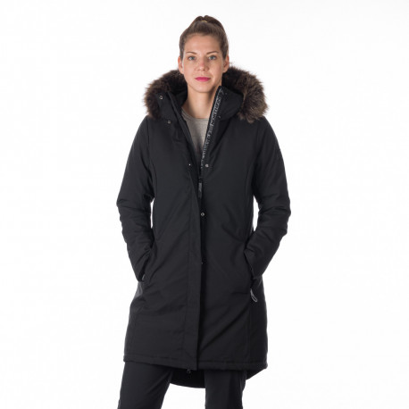 Women's light insulated jacket of extended cut CAROL