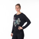 Women's loose-fit T-shirt with a print and a high proportion of BEVERLY cotton