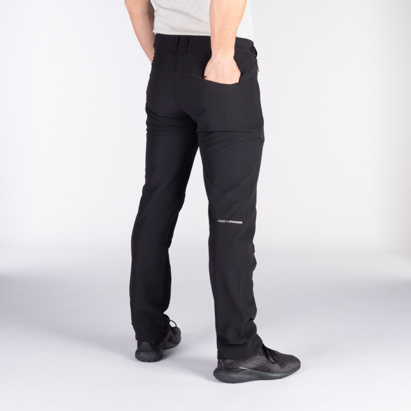 Pánské kalhoty odolné strečové REMI - <ul><li>Pánské zimní funkční strečové outdoor kalhoty s hydrofobní úpravou</li><li> Ripstop struktura materiálu, vysoká odolnost</li>