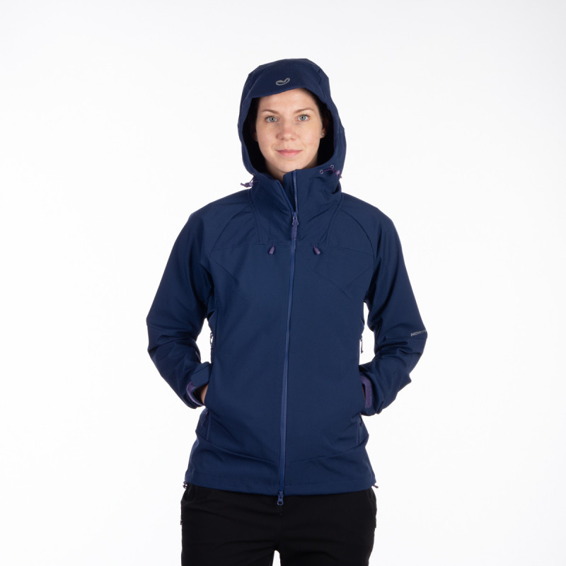 Női softshell kabát FLORA BU-62001OR - <ul><li>Univerzális softshell kabát minden időjáráshoz - 3 rétegű rugalmas nyári softshell membránnal (5000 mm/5000 g/m2/24h)</li><li> • igényes városi túrák és séták során használhatja</li>
