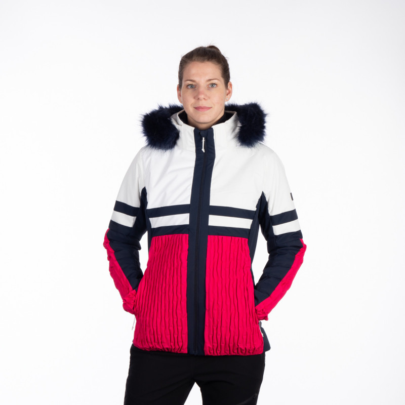 BU-6006SNW dámska trendová lyžiarska zateplená bunda AMITY - 