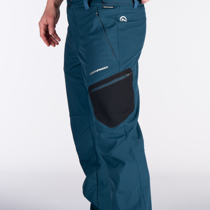 NO-5007OR pánske softshellové nohavice outdoor 10k/5k GINEMON - 