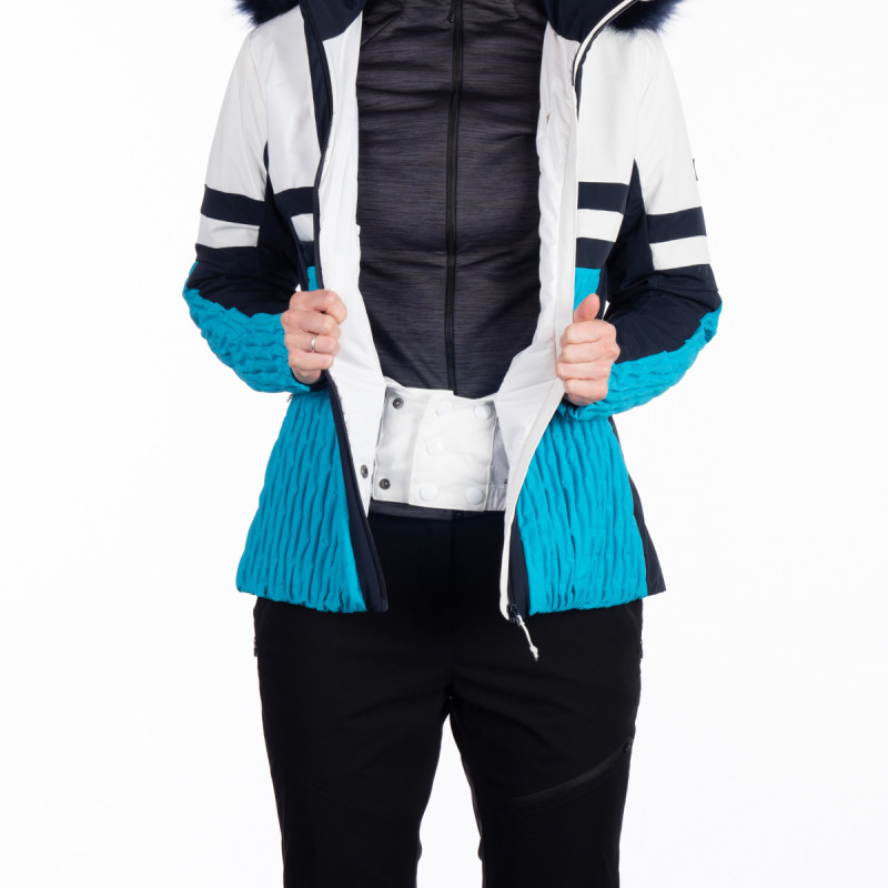 BU-6006SNW dámska trendová lyžiarska zateplená bunda AMITY - 