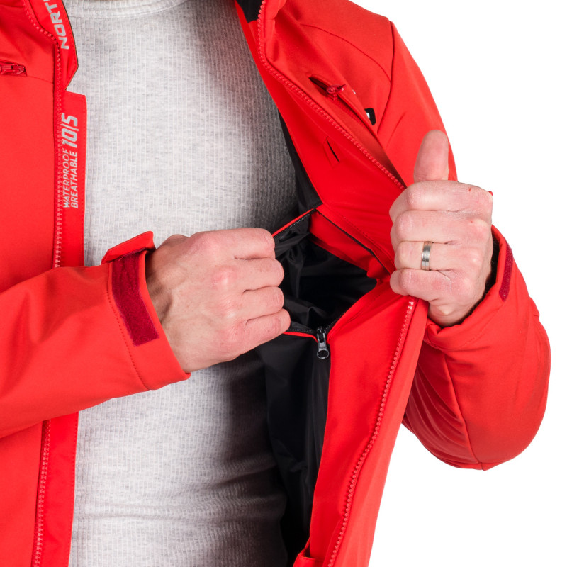 BU-50091SNW men's ski jacket insulated  DREWIN - 