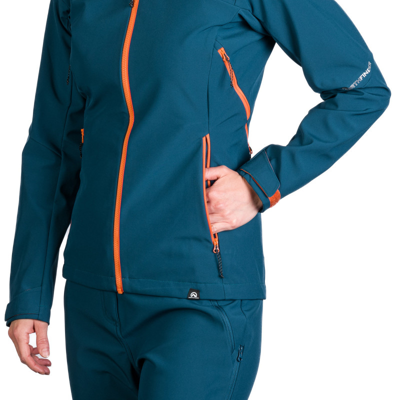 BU-6182OR dámska outdoorová softshellová bunda s kapucňou 3L  PATTY - 