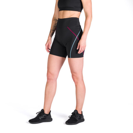 Women's elastic quick-drying shorts with a high waist BEVERLEY