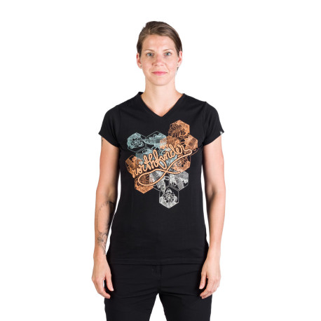 Atmungsaktives Wander-T-Shirt für Damen SHERRY