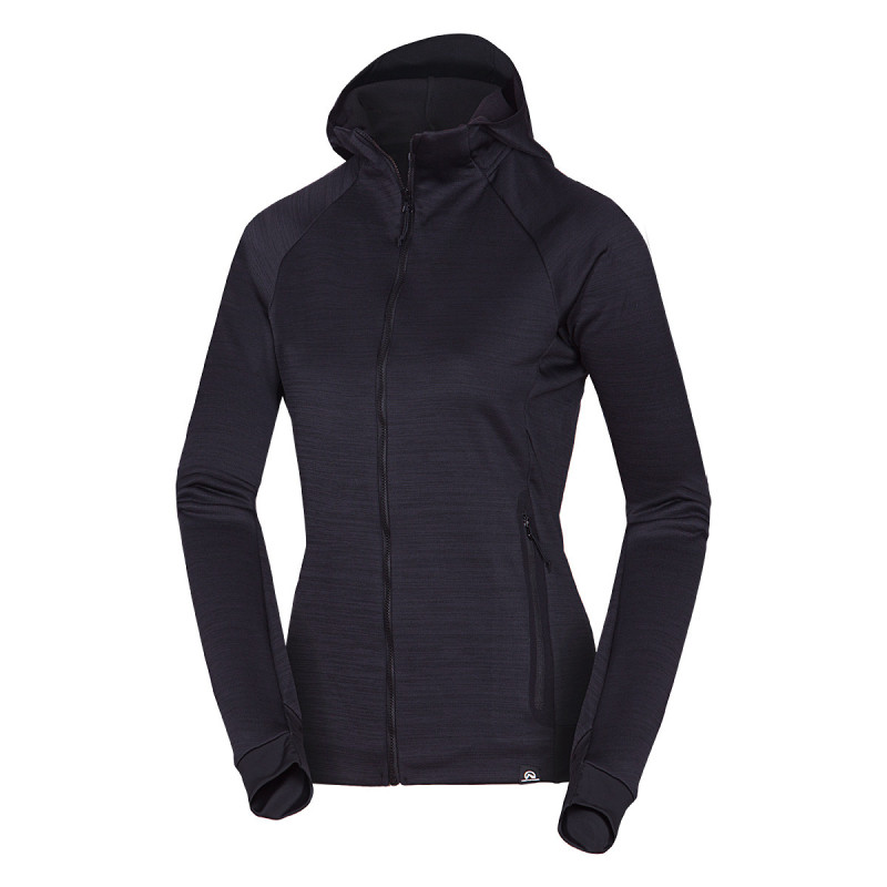 MI-4810OR women's melange outdoor active hoodie sweater PAULINE - 