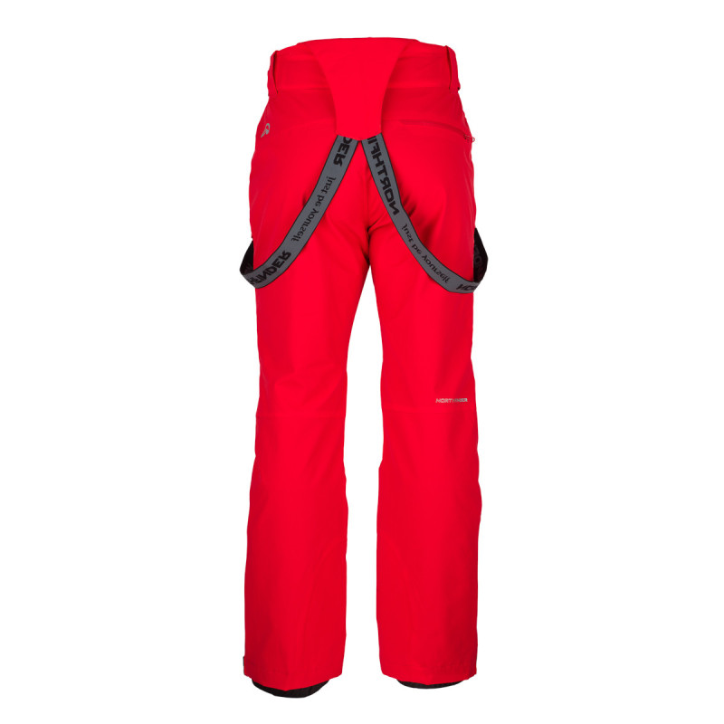 NO-3894SNW men's ski comfort trousers with braces regular fit - 
