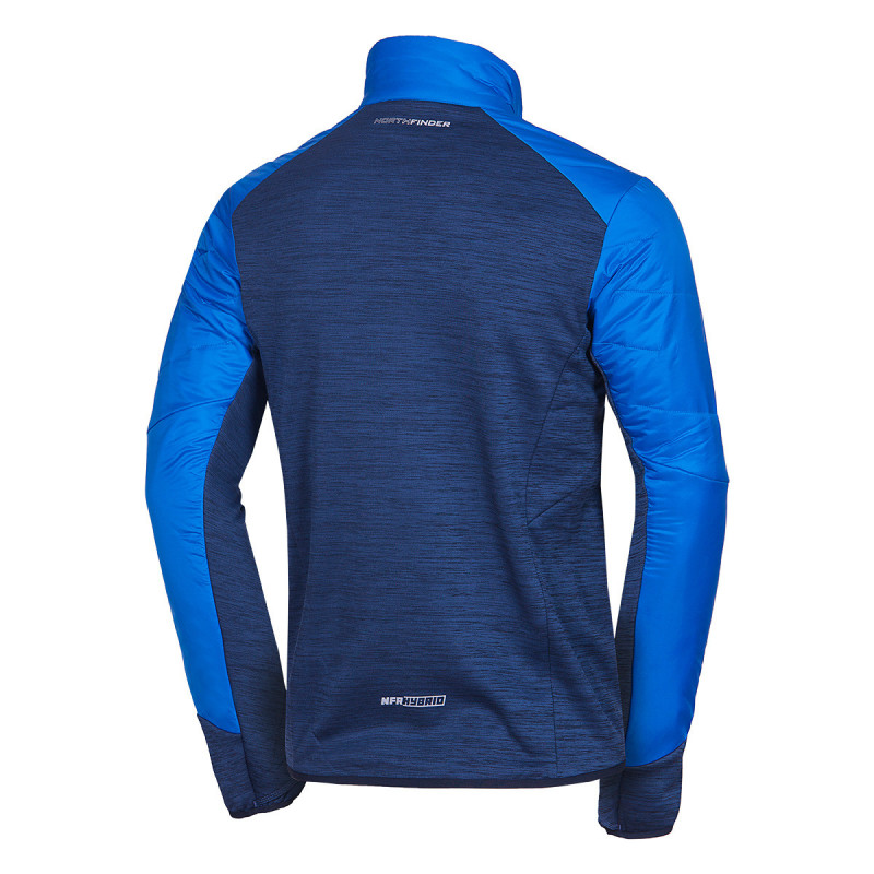 MI-3812OR men's hybrid windproof outdoor sweater with PrimaLoft - 