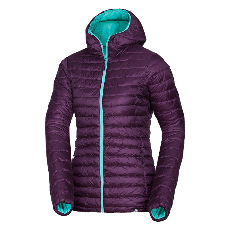 BU-6134OR women's insulated reversible hoody jacket - 