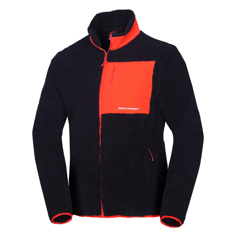 MI-3815OR men´s loose fit fleece sweatshirt LAURENCE - 