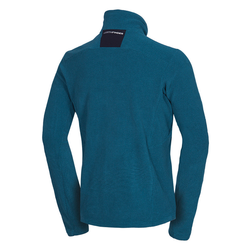 MI-3813OR men's trekking fleece sweater melange style BOB - 