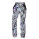 NO-4893SNW women's ski allover print insulated trousers VERNA