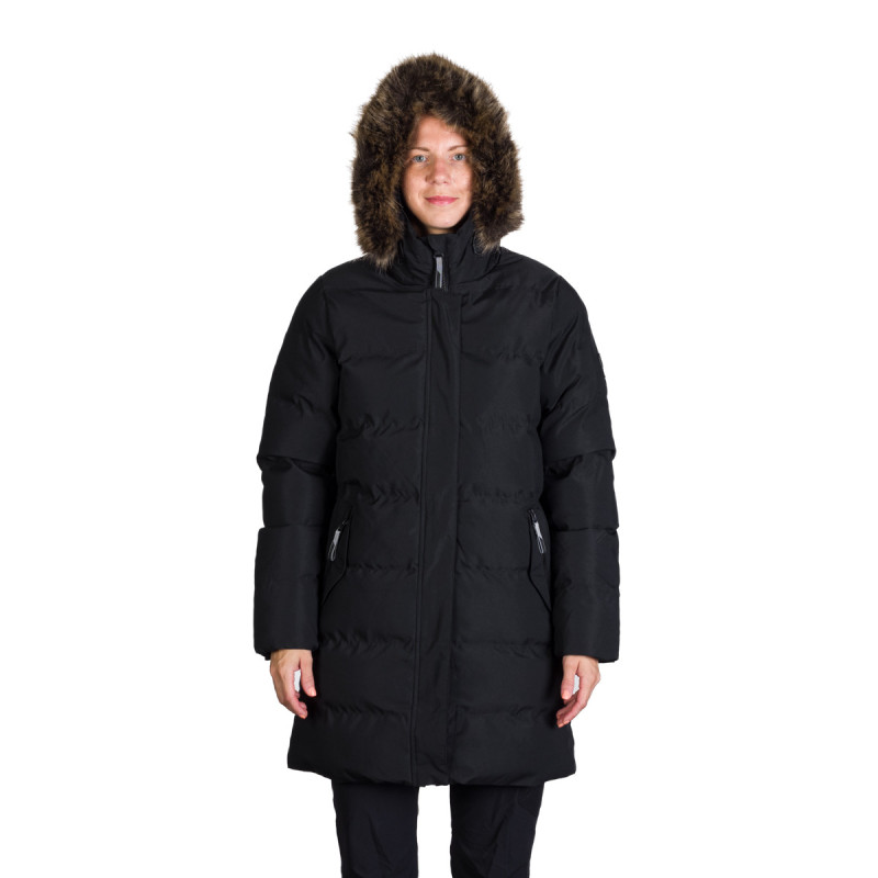 BU-6157SP women's sport insulated prolonged jacket with fur - 
