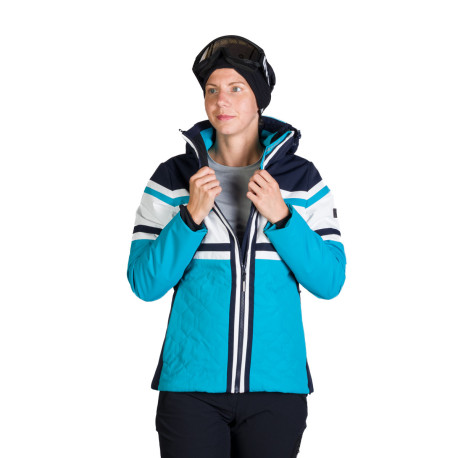 Women's ski jacket insulated with membrane SKYLA 