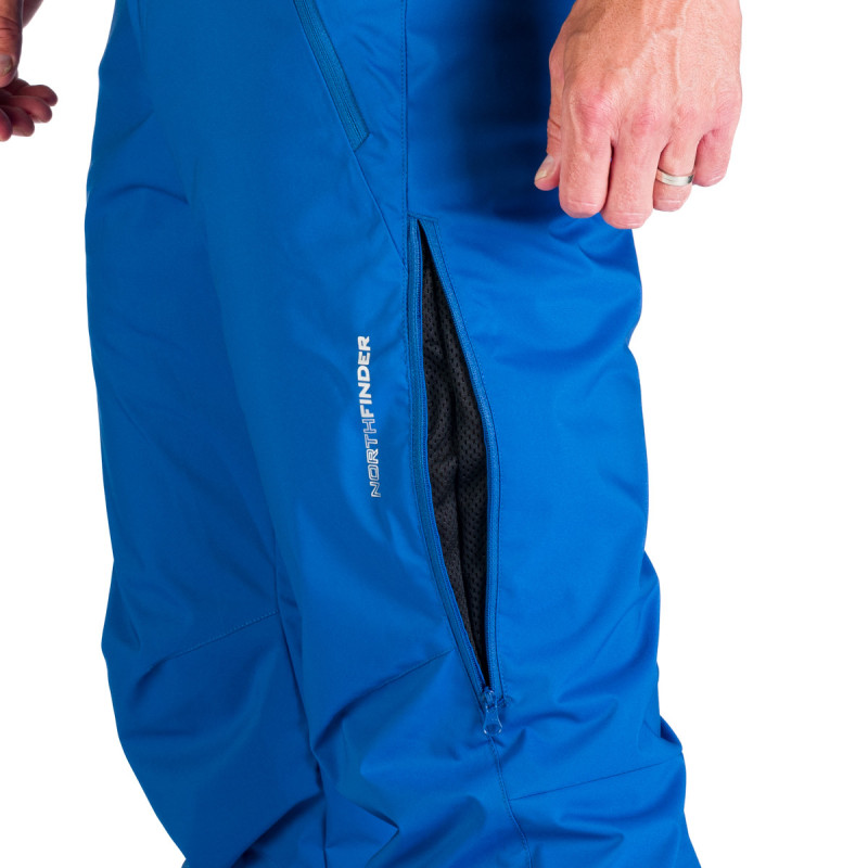 Men's lightweight ski trousers ISHAAN NO-5008SNW - <ul><li>Double-layer membrane material and critical seam taping</li><li> Reinforced design of the lower edge of the trousers</li><li> Eco-friendly water-repellent finish without the use of PFCs</li>