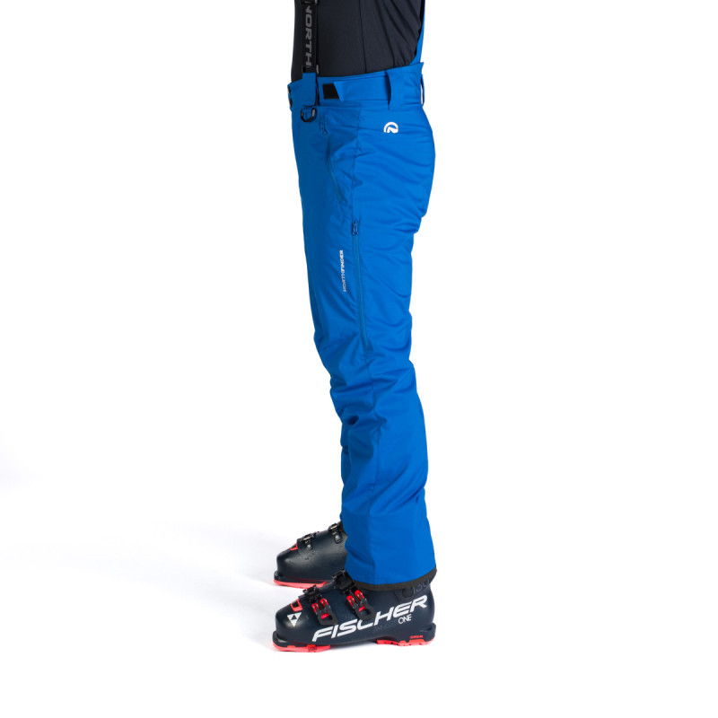 Men's lightweight ski trousers ISHAAN NO-5008SNW - <ul><li>Double-layer membrane material and critical seam taping</li><li> Reinforced design of the lower edge of the trousers</li><li> Eco-friendly water-repellent finish without the use of PFCs</li>