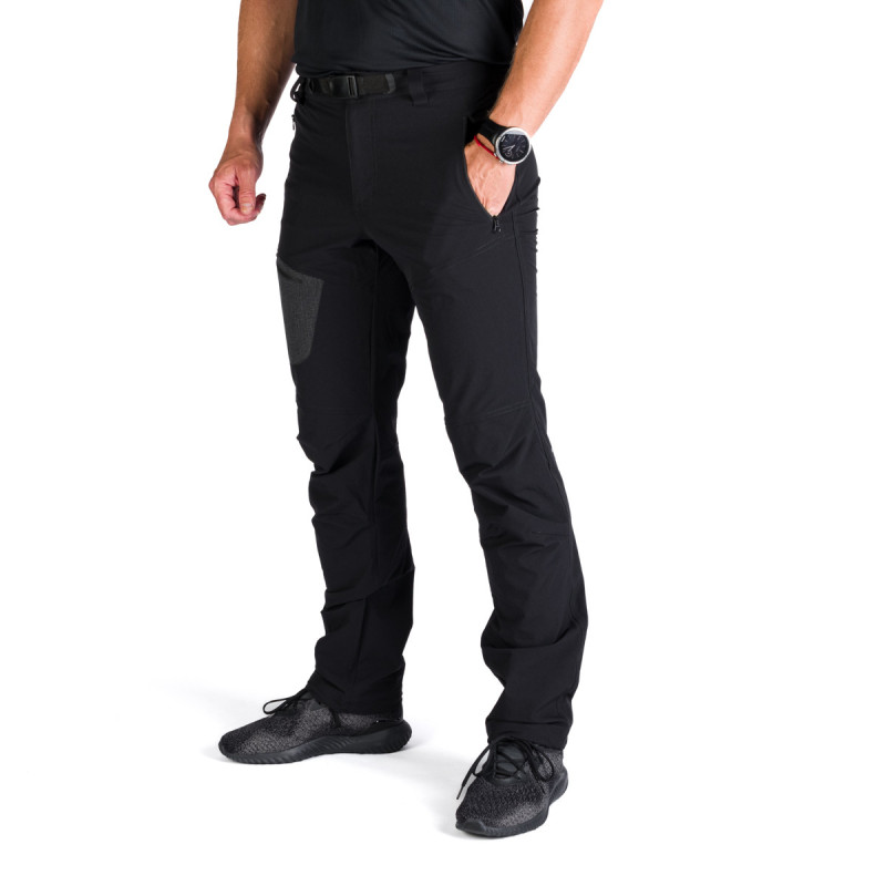 Men's trekking trousers active move 1L GAGE - <ul><li>Lightweight trekking pants in extra long version</li><li> Extremely stretchy polyamide fabric blended with spandex brings breathability and movement comfort</li><li> The durable-water-repellent treatment prevents surface getting wet</li>