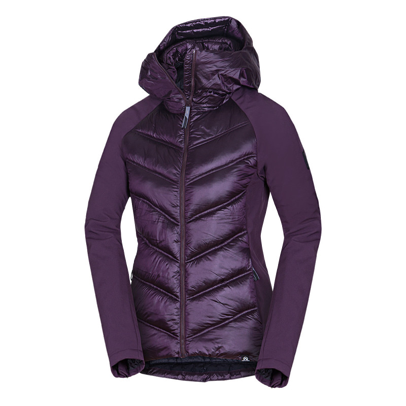 BU-6154SP women's trendy insulated jacket combined with softshell - 