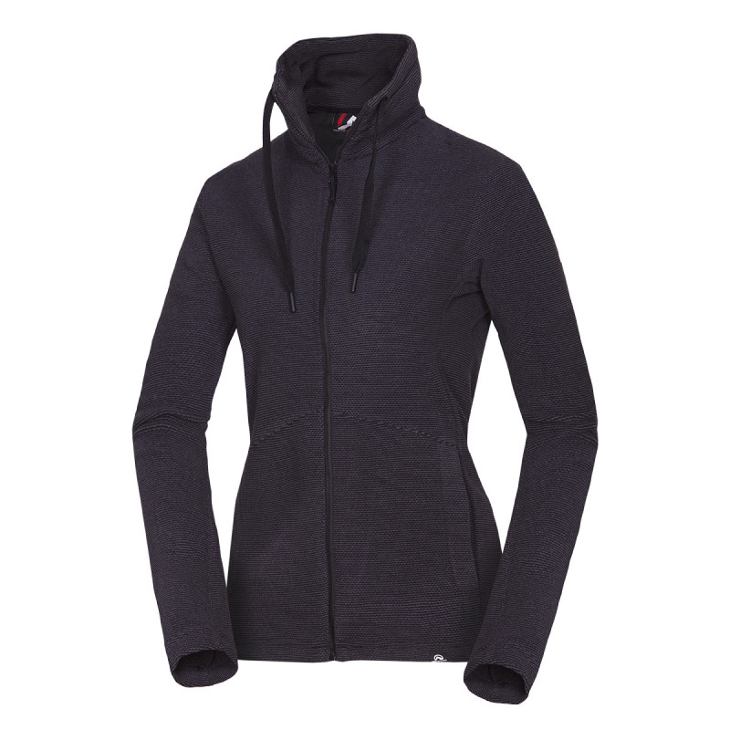 MI-4815OR women's outdoor fleece sweater melange style WINIFRED - 