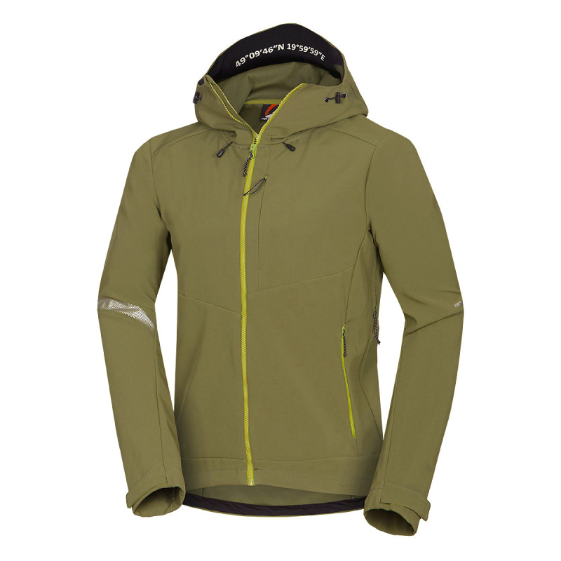 BU-5181OR men's outdoor hoody mountain softshell 3L jacket MONTE - 