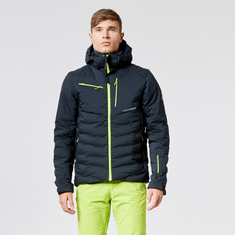 BU-3680SNW men's ski bonded jacket insulated full pack 2-layer GIDEONS - 