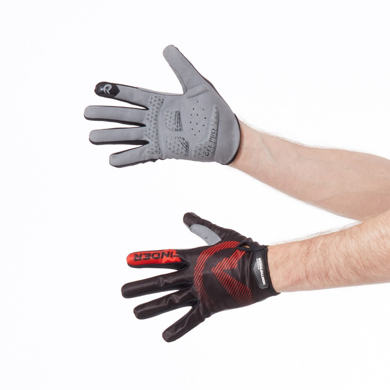 RU-1013MB men's downhill gloves cycling padded with gel MYLONG - 