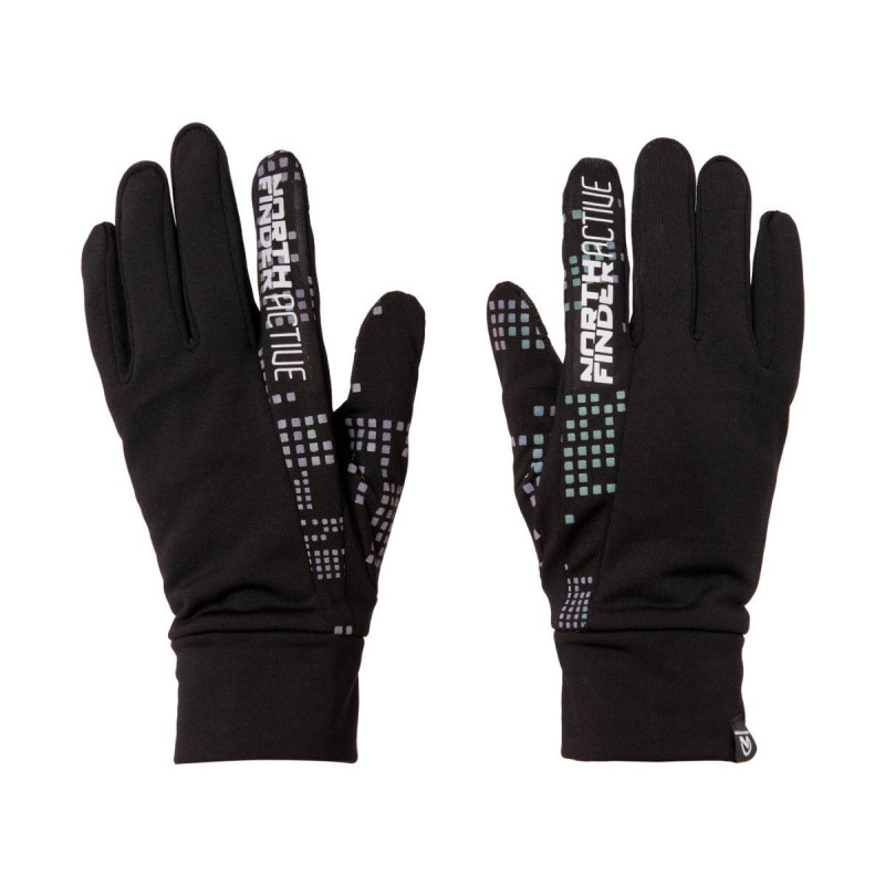 Unisex active gloves 4 way stretch reflective DIHEN