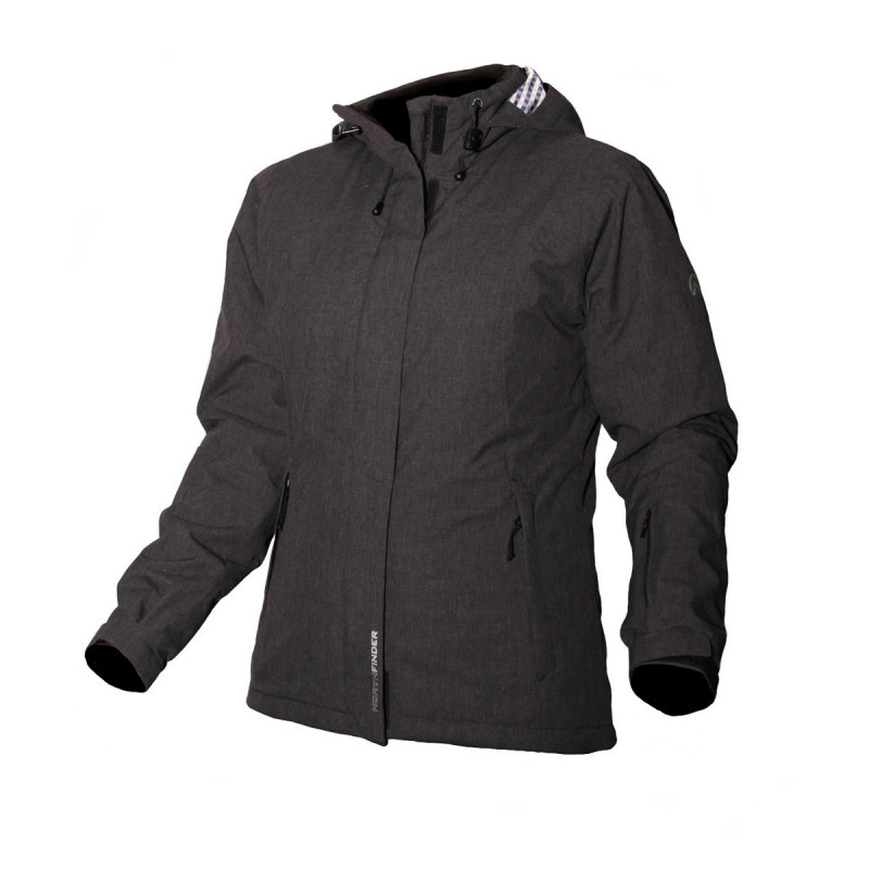 NORTHFINDER women's insulated ski jacket melange 2-layer VIROLA