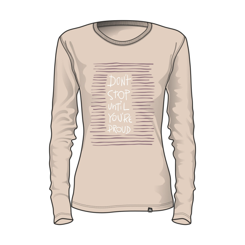 TR-4341SNW women's cotton t-shit don´t stop ANNABELL